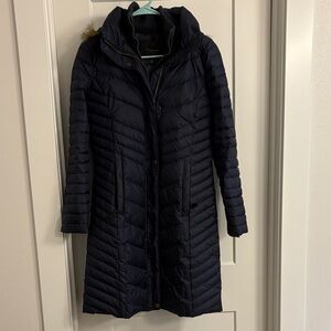 Marc New York Dark Blue Puffer Coat